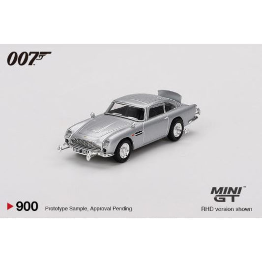 MiniGT - 1/64 ASTON MARTIN DB5 RHD GOLDFINGER ENGLISH BLISTER PACKAGING