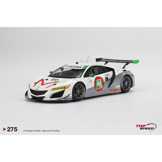 Top Speed Model - Acura NSX GT3 EVO #44 Magnus with Archangel 2021 IMSA Daytona 24 Hrs 1:18 Resin Model 1:18