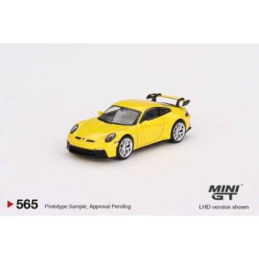 MiniGT - 1/64 PORSCHE 911 (992) GT3 RACING YELLOW (LHD)