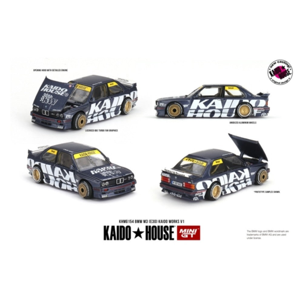 MiniGT - 1/64 BMW M3 (E30) KAIDO WORKS V1