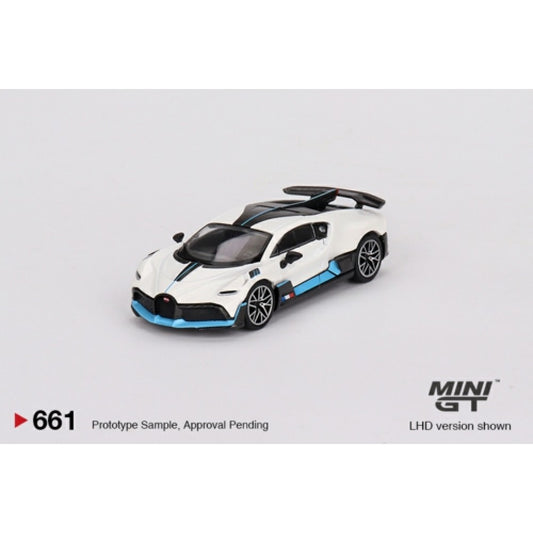 MiniGT - 1/64 BUGATTI DIVO WHITE (LHD)