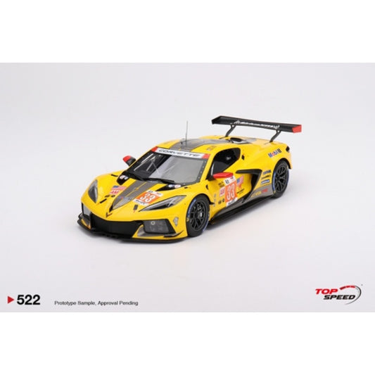 Top Speed Model - Chevrolet Corvette C8.R #33 2023 Le Mans 24 Hrs LM GTE AM Class Winner 1:18