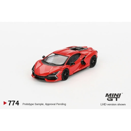 MiniGT - 1/64 LAMBORGHINI REVUELTO ARANCIO DAC LUCIDO (LHD)