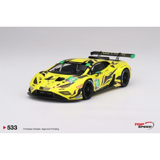 Top Speed Model - Lamborghini Huracán GT3 EVO2 #19 Iron Lynx 2023 IMSA Daytona 24 Hrs 1:18