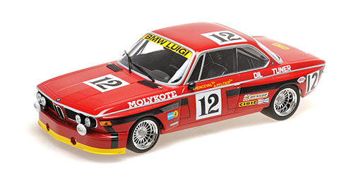 Minichamps 1:18 - BMW 3.0 CSL  BMW LUIGI  PELTIER/XHENCEVAL/DIEUDONNEE  WINNER 24H SPA 1974