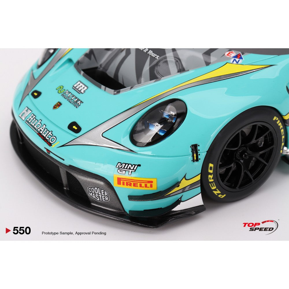 Top Speed Model - Porsche 911 GT3 R #27 HubAuto Racing 2023 FIA GT World Cup 70th Macau Grand Prix 1:18