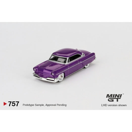 MiniGT - 1/64 LINCOLN CAPRI HOT ROD 1954 PURPLE METALLIC (LHD)