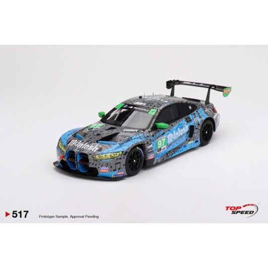 Top Speed Model - BMW M4 GT3 #97 2023 IMSA Laguna Seca GTD 2nd Place 1:18