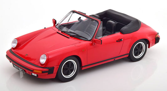 KK-Scale 1:18 - Porsche 911 SC Cabrio 1983 Rood