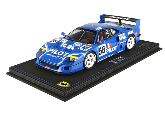 BBR Model 1:18 - Ferrari F40 LM Le Mans 1996 Pilot Pen Racing