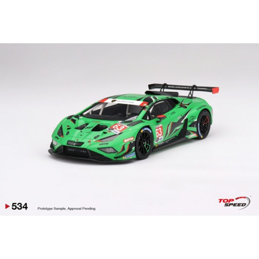 Top Speed Model - Lamborghini Huracán GT3 EVO2 #63 Iron Lynx 2023 IMSA Daytona 24 Hrs 1:18