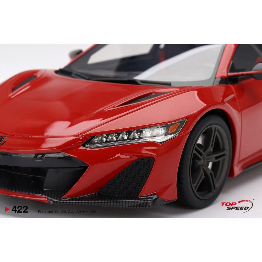 Top Speed Model - Acura NSX Type S 2022 Curva Red 1:18