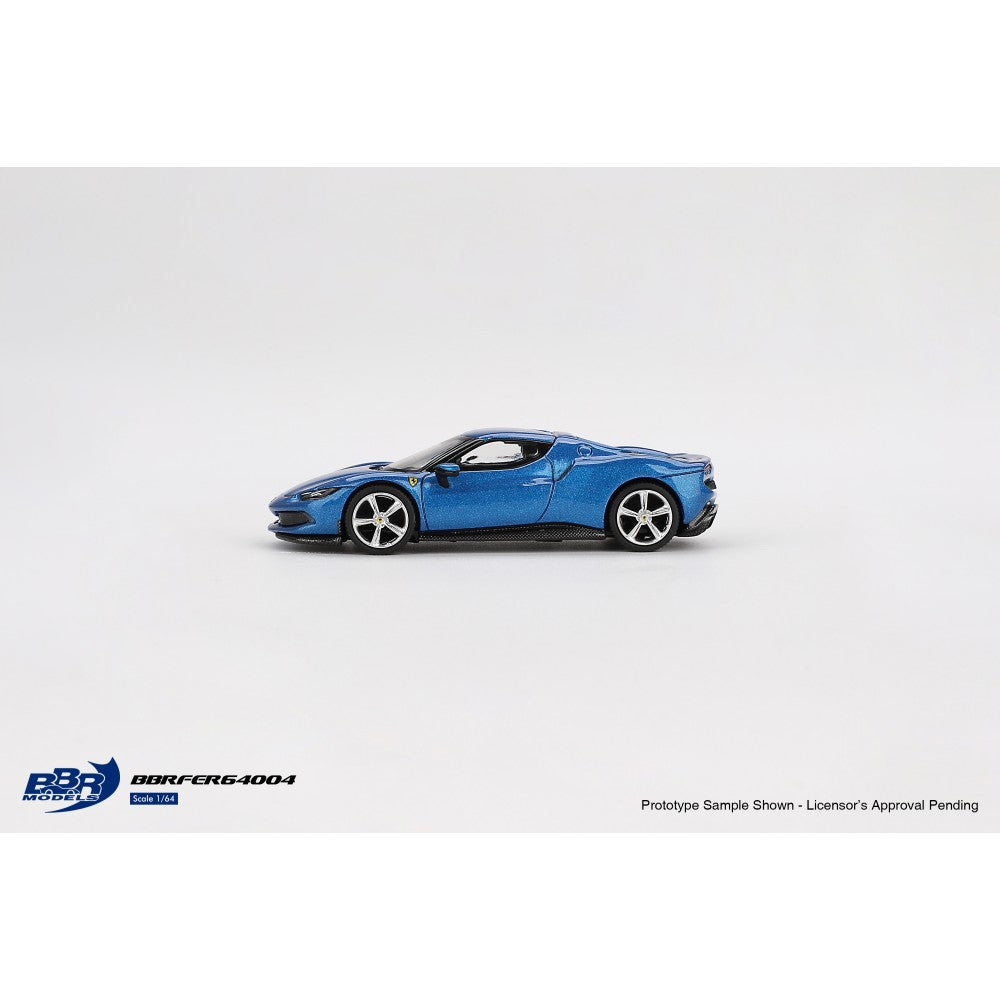 BBR 1:64 - FERRARI 296 GTB BLU CORSA