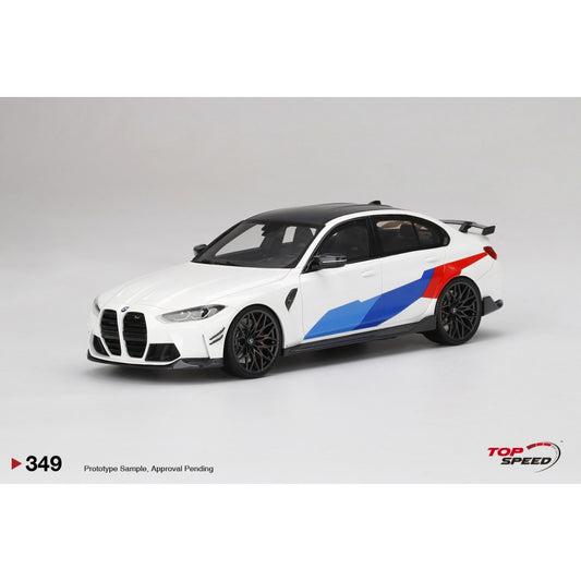 Top Speed Model - BMW M3 M-Performance (G80) Alpine White 1:18