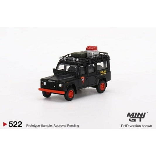 MiniGT - 1/64 LAND ROVER DEFENDER 110 MOBILE BRIGADE CORPS (CORPS BRIMOB) - INDONESIA EXCLUSIVE