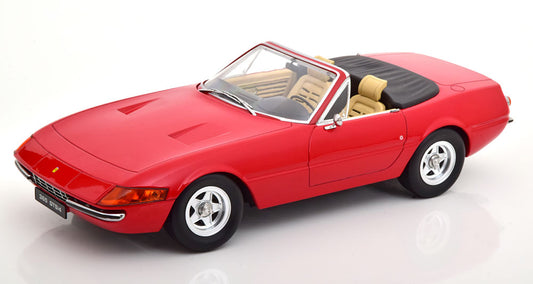 KK-Scale 1:18 - Ferrari 365 GTS/4 Daytona Cabrio 2.Serie 1971 Rood