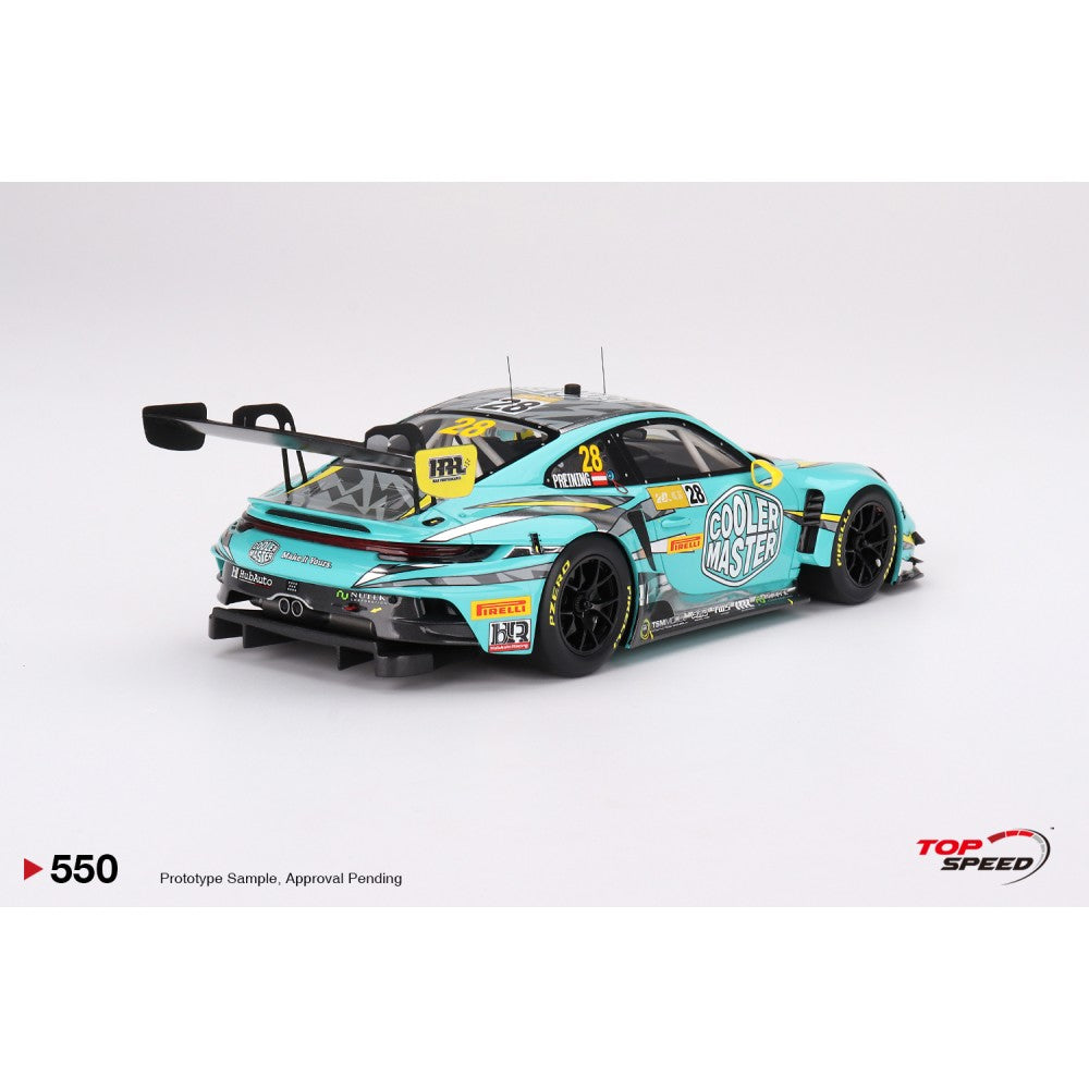 Top Speed Model - Porsche 911 GT3 R #27 HubAuto Racing 2023 FIA GT World Cup 70th Macau Grand Prix 1:18