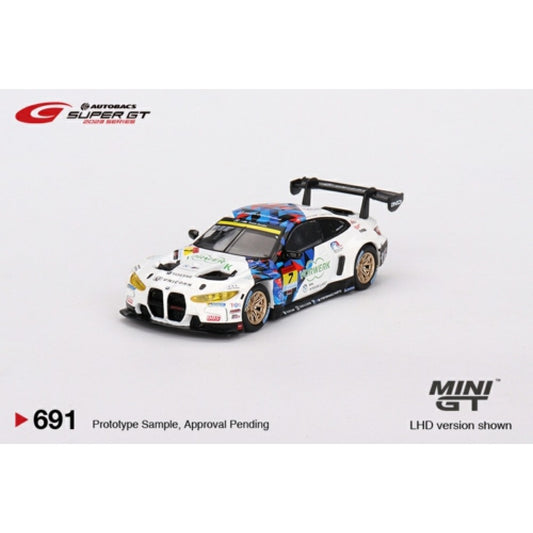 MiniGT - 1/64 BMW M4 GT3 NO.7 STUDIE M4 BMW M TEAM STUDIE X CRS 2023 SUPER GT SERIES (JAPANESE EXCLUSIVE)