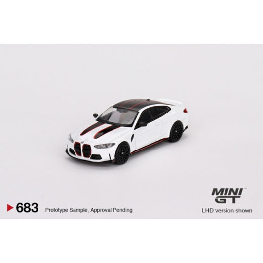 MiniGT - 1/64 BMW M4 CSL ALPINE WHITE (LHD)