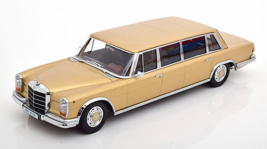 KK-Scale 1:18 - Mercedes 600 LWB W100 Pullman 1964 Goud Metallic