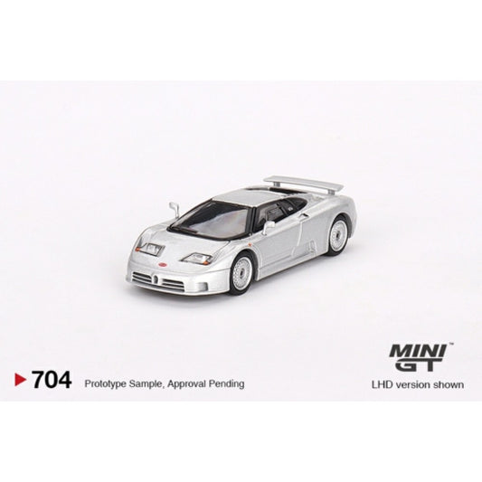 MiniGT - 1/64 BUGATTI EB110 GT GRIGIO CHIARO (LHD)
