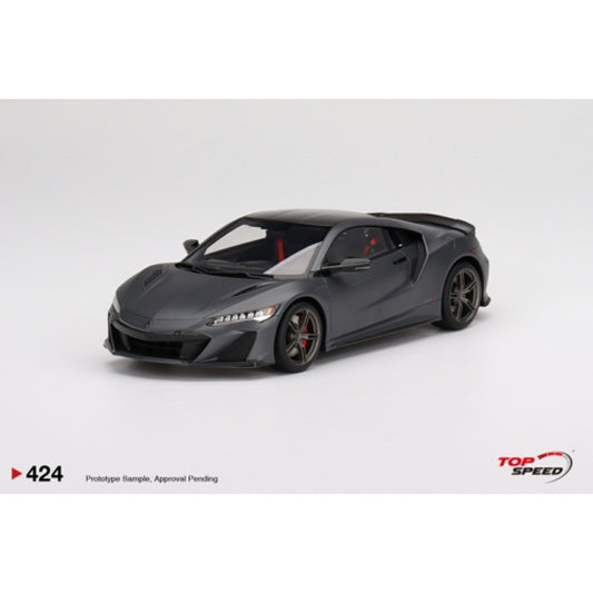 Top Speed Model - Acura NSX Type S 2022 Gotham Gray Matte 1:18