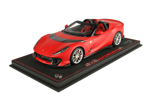 BBR Model 1:18 - Ferrari 812 Competizione Aperta Rosso Ferrari F1 -75