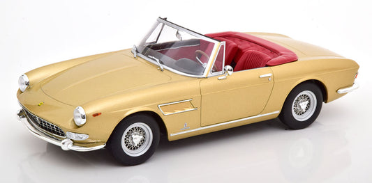 KK-Scale 1:18 - Ferrari 275 GTS Pininfarina Spyder 1964 Goud Metallic