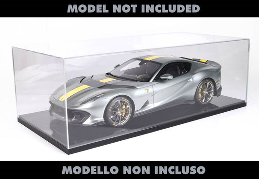 BBR Model 1:12 -Display Case 1 12 Scale With Plexiglass Base Gloss Black