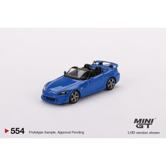 MiniGT - 1/64 HONDA S2000 (AP2) CR APEX BLUE (LHD)