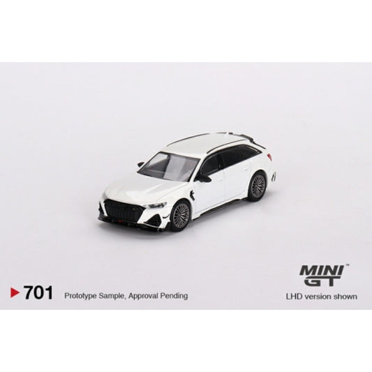 MiniGT - 1/64 AUDI ABT RS6-R GLACIER WHITE METALLIC (LHD)