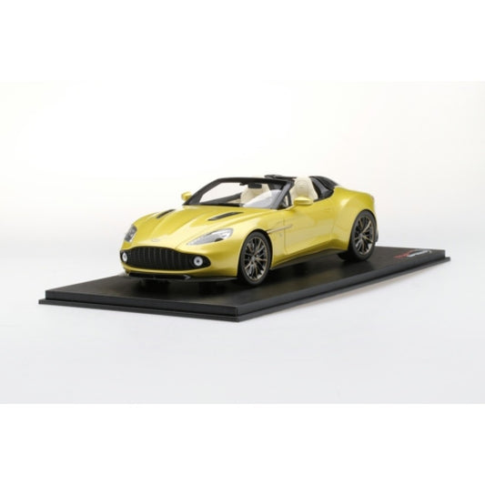 Top Speed Model - Aston Martin Vanquish Zagato Speedster Cosmopolitan Yellow 1:18