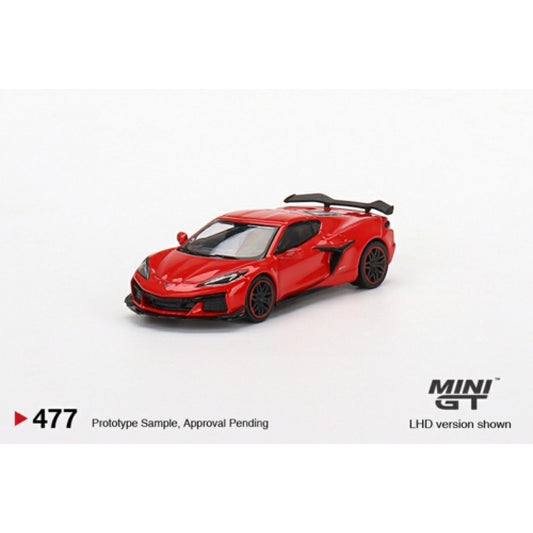 MiniGT - 1/64 CHEVROLET CORVETTE Z06 2023 TORCH RED (LHD)