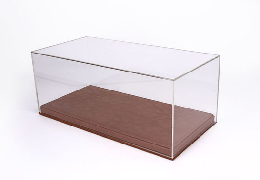 BBR Model 1:18 - Display Case With Brown Base Color