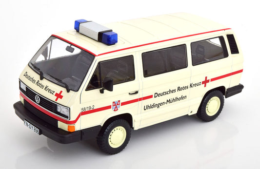 KK-Scale 1:18 - VW T3 Bus Syncro German Res Cross 1987