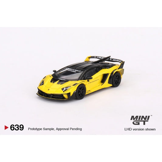 MiniGT - 1/64 LAMBOURGHINI LB-SILHOUETTE AVENTADOR GT EVO YELLOW (LHD)